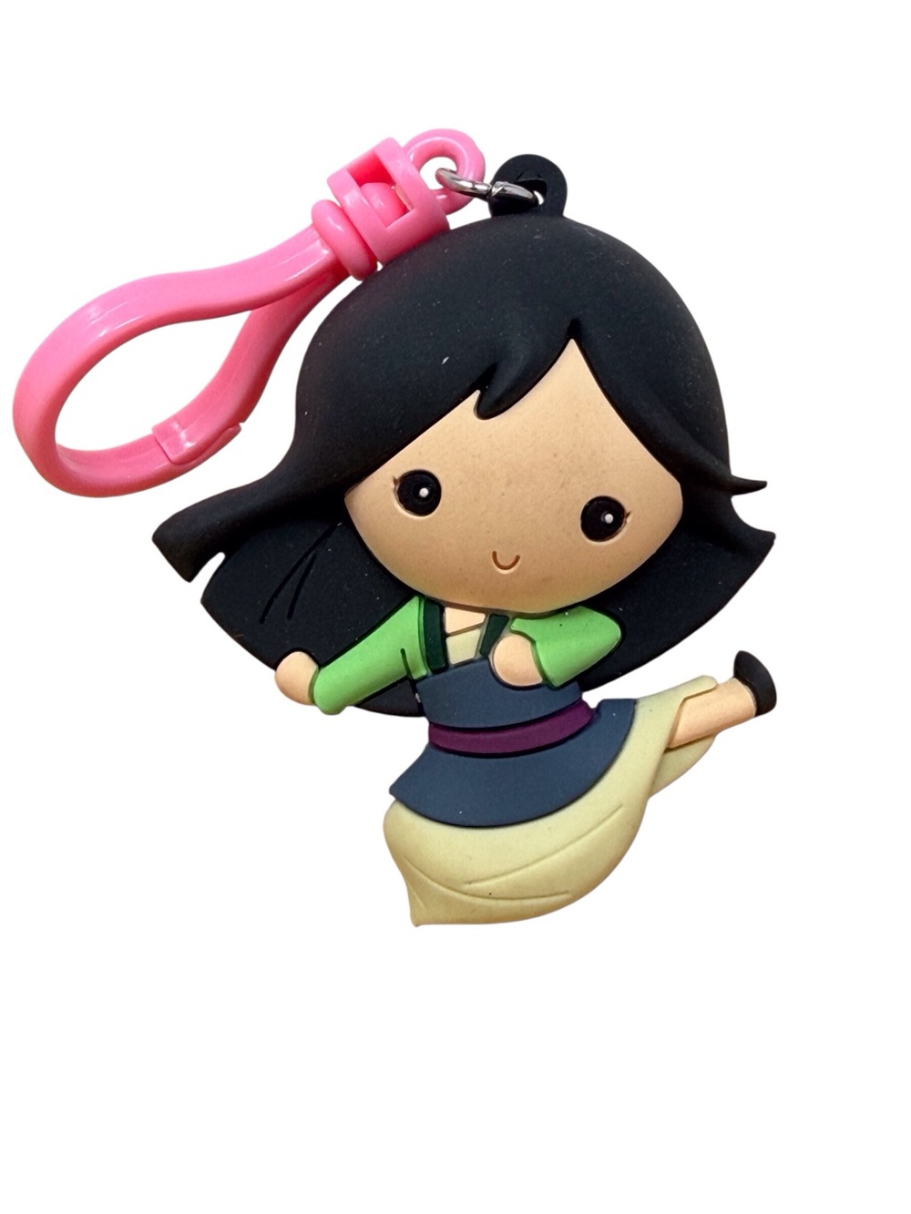 Disney Princess Mulan 2 & 1/2 Inch Figure Bag Clip Dangler /key Chain